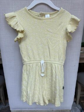 Modern Moments Yellow Girls' One-Piece Romper Bodysuit 3T